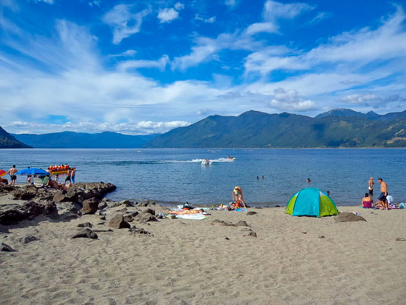 Pucón - Playa de Caburgua
